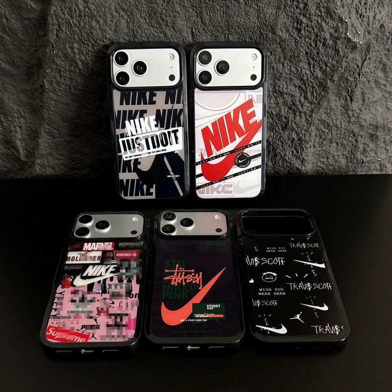 Nike Big Logo Trendy Brand Label Suitable for Apple 17 Pro Max Phone Case Acrylic Black Frame iPhone 16 Premium Nike Big Logo Trendy Brand Label Suitable for Apple 17 Pro Max Phone Case Acrylic Black Frame iPhone 16 Premium
