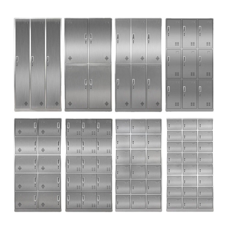 Stainless steel Tempered Glass door Shoe cabinet Stainless steel Glass File cabinet Medicine cabinet Lockers Cabinet Medicine cabinet