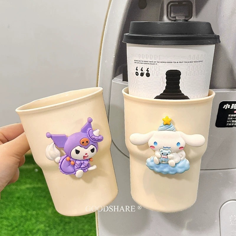 電気自動車ウォーターカップホルダー、パンチフリー、ぶら下げ式、手ぶれ防止、かわいい漫画クレヨンしんちゃんバッテリーカーカップホルダー収納アーティファクト|undefined