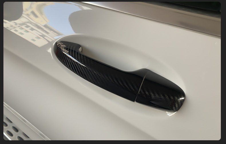 Suitable for Mercedes-Benz A-Class C-Class E-Class S-Class Cla Gla Glc Gle Gls Amg Gt Carbon Fiber Exterior Handle