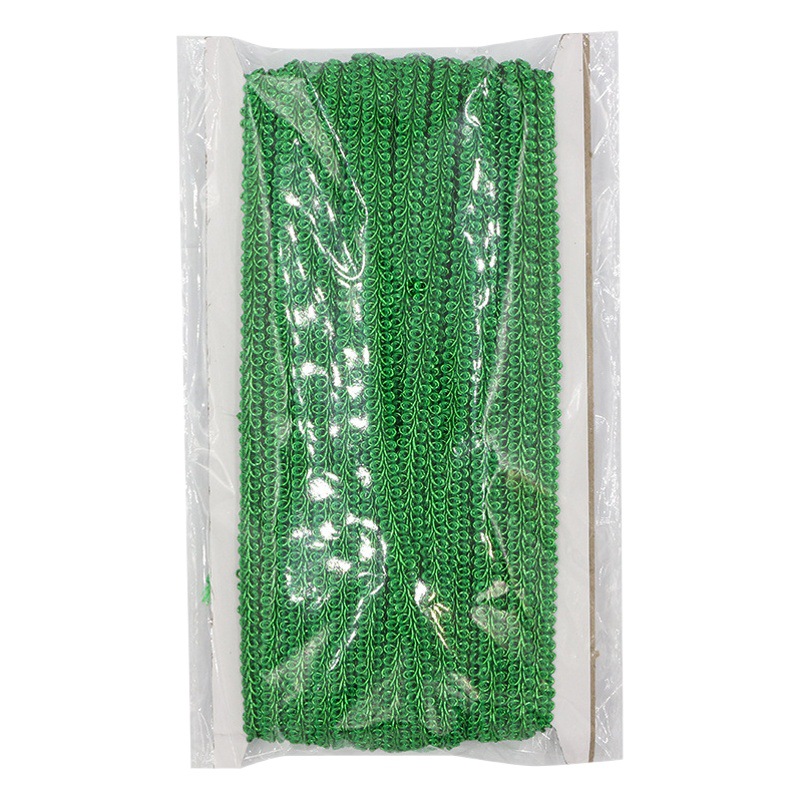 Venta caliente transfronteriza 0,8 cm poliéster color brillante ciempiés cinta de encaje color Navidad pequeña cinta textiles para el hogar accesorios de iluminación