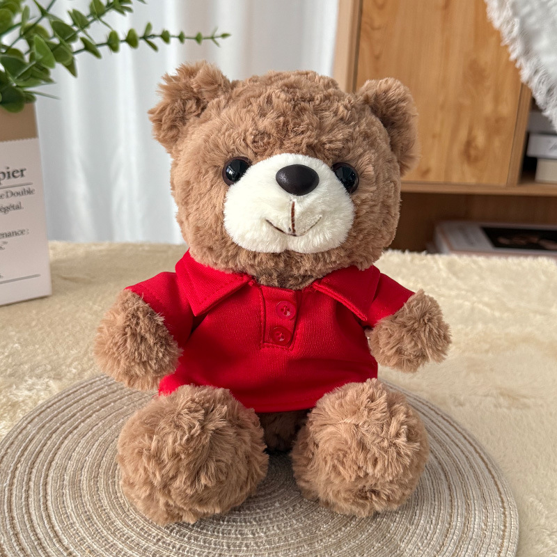 Transfronterizos Teddy Bear muñecas de peluche muñecas de tela regalo de graduación de chicas regalos de eventos logotipo imprimible