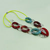 Acrylic necklace, multicoloured headband, European style, suitable for import, new collection, wholesale