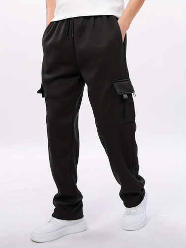 Men's Casual Cargo Pants with Multiple Pockets Regular
