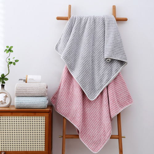 Towel and bath towel two-piece set, one-piece set, thickened gift bath towel, adult beach towel manufacturer, wholesale one piece drop shipping