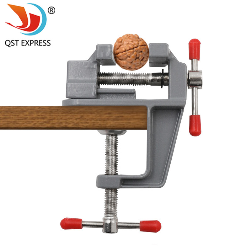 铝合金迷你台虎钳 桌虎钳 小型台虎钳 DIY工具小台钳 小型平口钳