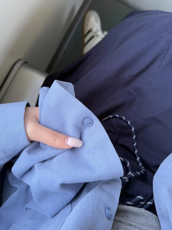 衬衣女款2025新款爆款漂亮小衫蓝色衬衫外套女夏季高级感通勤穿搭|undefined