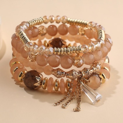 Bohemian Style Multi-layer Charm Bracelet For Valentine's Day_voghion.com