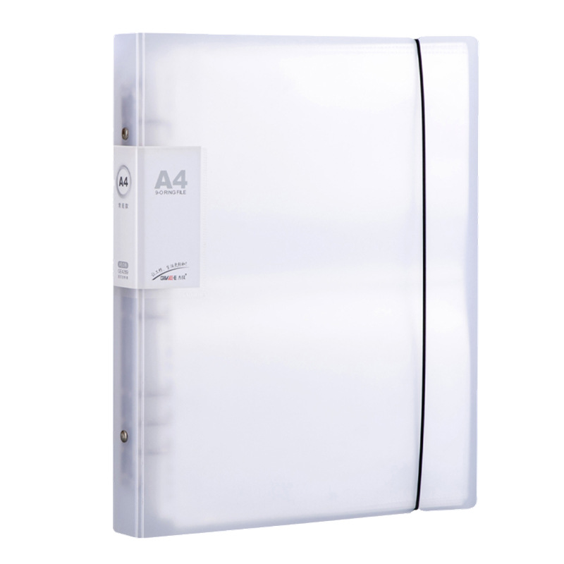 A4バインダークリップ9穴クリップ大容量横ストリップ内ページ資料ブックバインダーファイル袋レーザーチケット収納帳