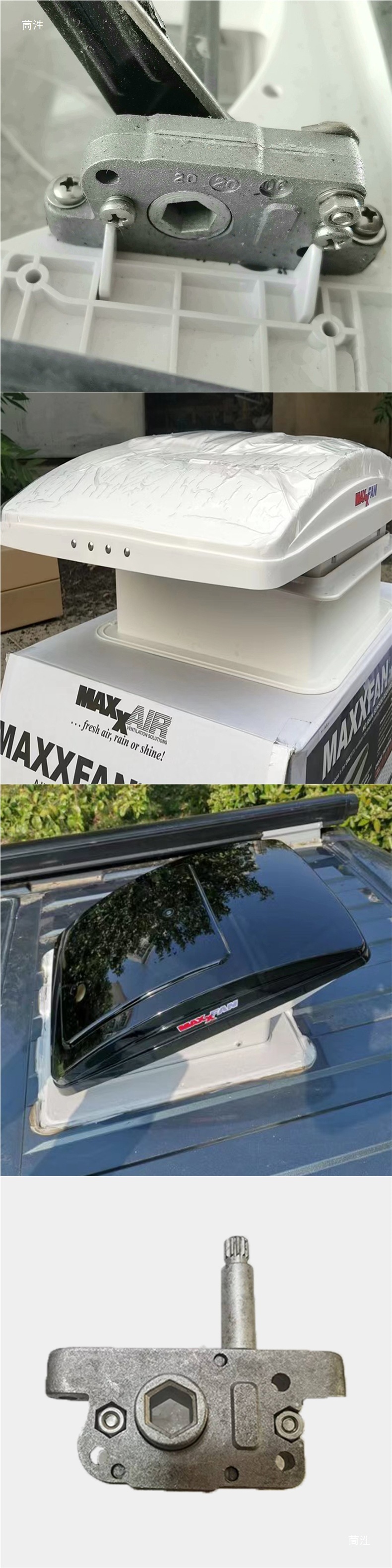 Rv Ventilation Fan Max Ventilation Fan Lift Gear Repair Parts Iveco Rv Skylight Exhaust Fan