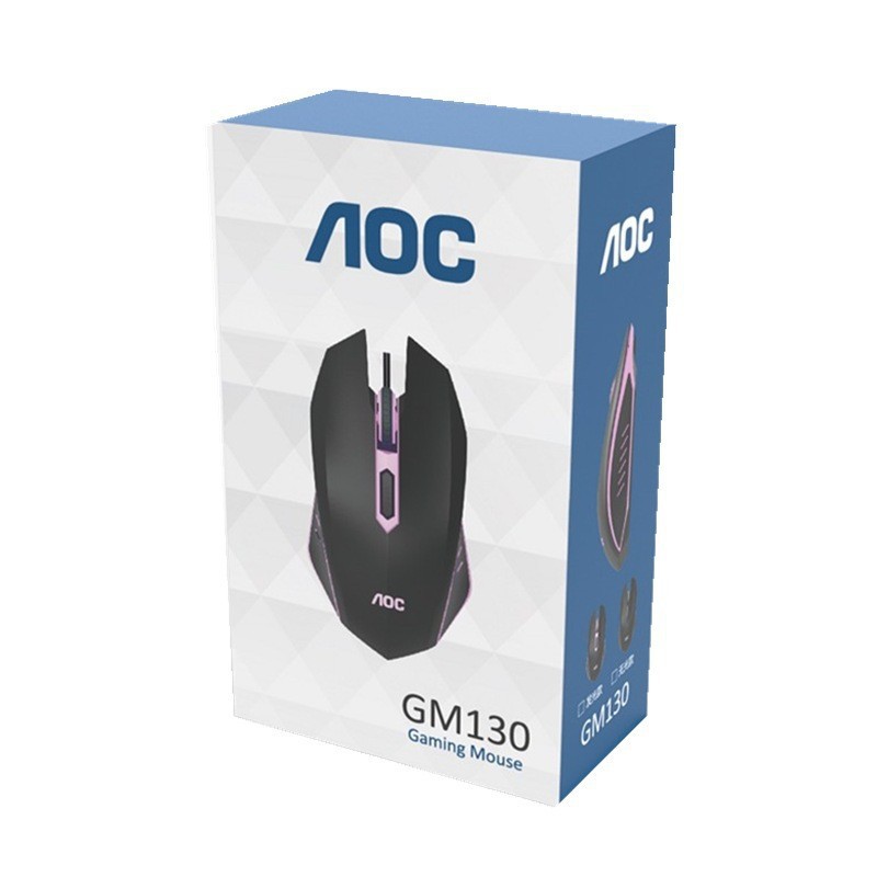 AOC GM130 glowing gaming mouse 4D wired usb desktop notebook…