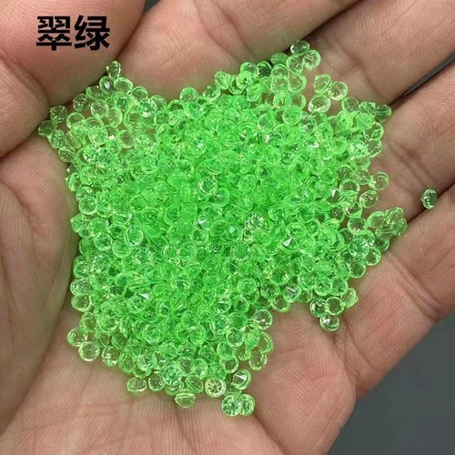 3mm acrylic tip diamond, loose diamond, transparent small diamond, wishing bottle diamond, diy accessories, filled diamond, makeup brush pen drill