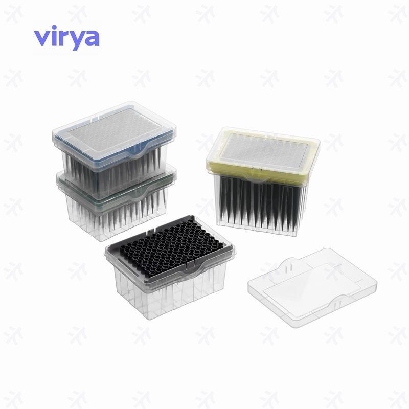 Virya  Tecan1000μl盒装滤芯吸头，导电，黑色，96个/盒,24盒/箱