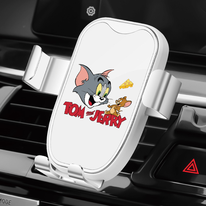 Car phone holder, Qìchē Vent Dashboard Gravity - tom-and-jerry-phone-holder