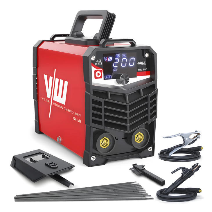 ARC 200 焊条手焊机套装 含全套配件，适用于多种手工电弧焊