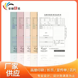 宣传画册;包装产品定制;单据/收据