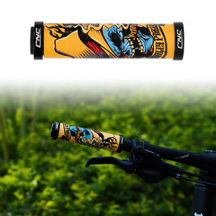 CNC Mountain Bike Silicone Handlebar Sleeve Anti-Slip Shock Absorbing Dual Lock Silicone Handlebar Sleeve Fixed Gear Bicycle Accessory