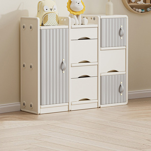 ♡ # Children's Toy Storage Rack Living Room Baby Wardrobe Storage Rack Baby Feeding Table Storage Cabinet Storage