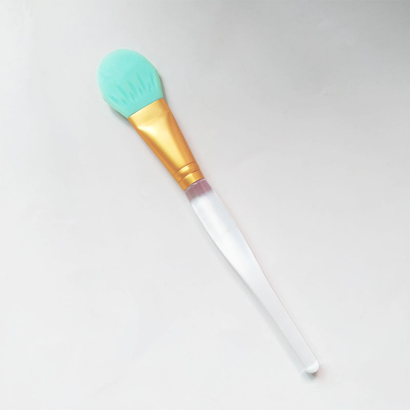 Silicone cosmetic face mask, brush for face, mixing stick, easy application 4