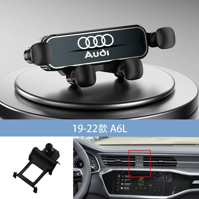 Car phone holder — mobile phone holder - black-19-22-a6l