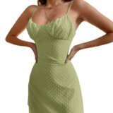 (Трансграничная торговля), цветная сексуальная майка, платье-комбинация для отдыха, платье, 2023, Aliexpress, европейский стиль