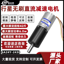 GA24Y-2430直流无刷减速电机行星齿轮12v24v微型调速大扭力小马达