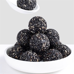 Sesame Seed Balls, Bulk Weighed 9g Packaging, Nourishing Pills, Healthy Snacks, Wholesale, Fasting Pills, Black Sesame Balls