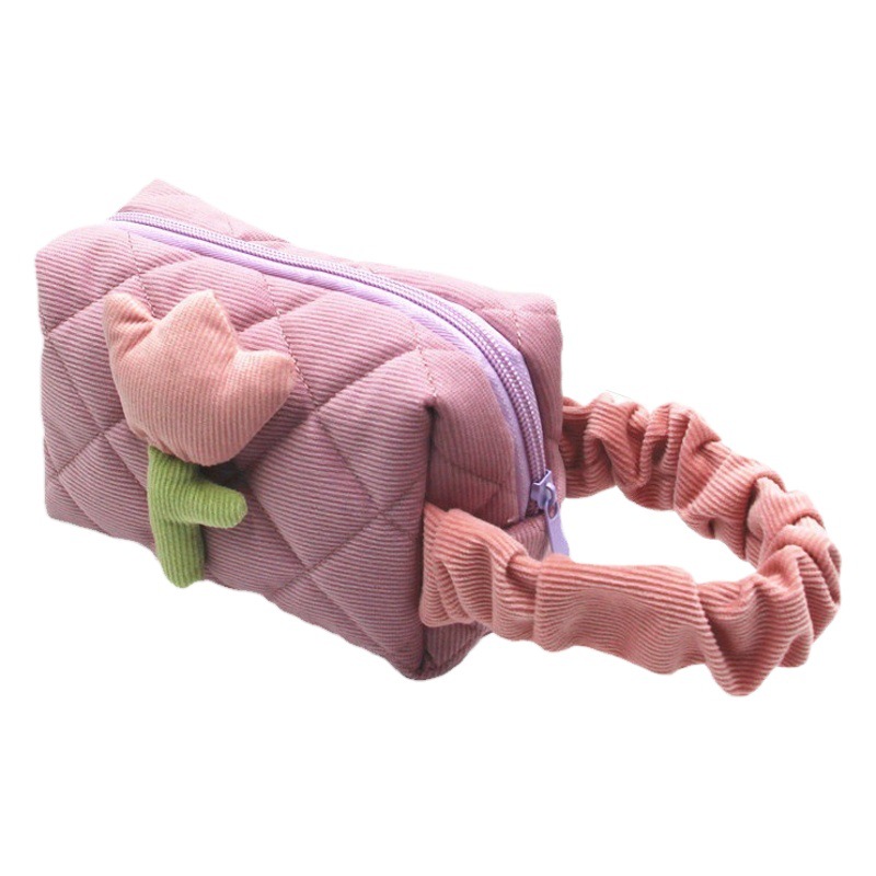 Amazon PANA transfronteriza Tulip Gran capacidad ins Linda bolsa de cosméticos bolsa de almacenamiento de artículos de tocador portátiles para mujeres