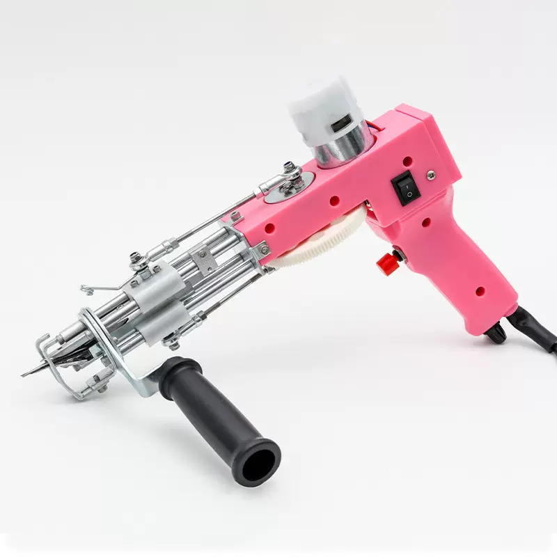 簇绒枪tuftinggun地毯织枪TD-03二合一粉色电针电枪地毯枪