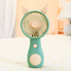 Handheld small street summer cartoon air fan for elementary school students