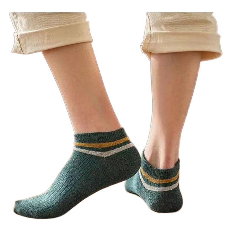 Calcetines Zhuji para Mujer, Primavera y Verano, Finos, a Media Pantorrilla, con Lunares, Color Sólido, Versátiles, Largos, Venta al por Mayor