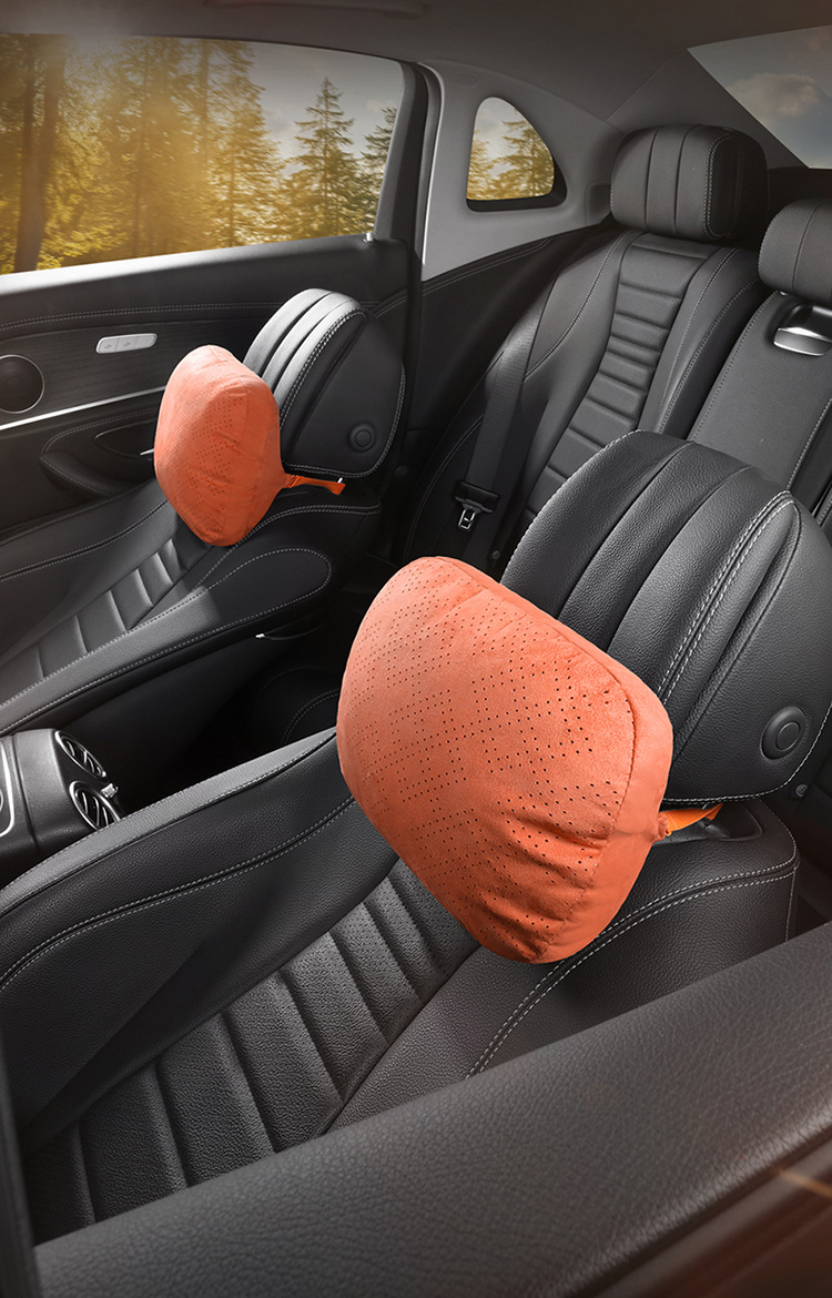 Biological Velvet Headrest, Lumbar Support, Headrest, Car-Mounted Rebound, Comfortable Driving, Long-Term Sitting, Not Tired, Relieving Waist Pressure Wholesale