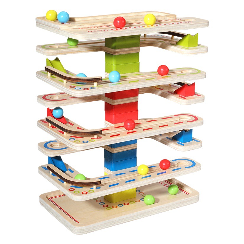 Pista BOLA DE LOS NIÑOS cambiable bola bloques de construcción educativos mármoles montaje laberinto juguetes al por mayor