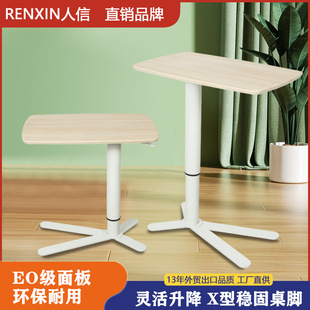Pneumatic standing alternating lifting bedside table Home Office computer desk lazy table hospital home lifting nursing table