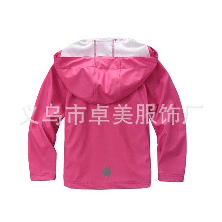 Polyurethane raincoat, jacket for boys