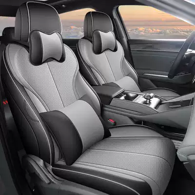 Modelə uyğun (Original) oturacaq örtükləri — for 26 models of BYD Qin L - xuanwu-gray-deluxe-edition-note-the-model-year-front-row-fully-covered-rear-row-partially-covered