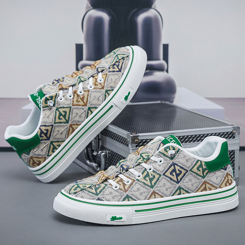 Zapatos de Lona Sin Cordones para Hombre Transpirables y Ligeros para Uso Diario image 1