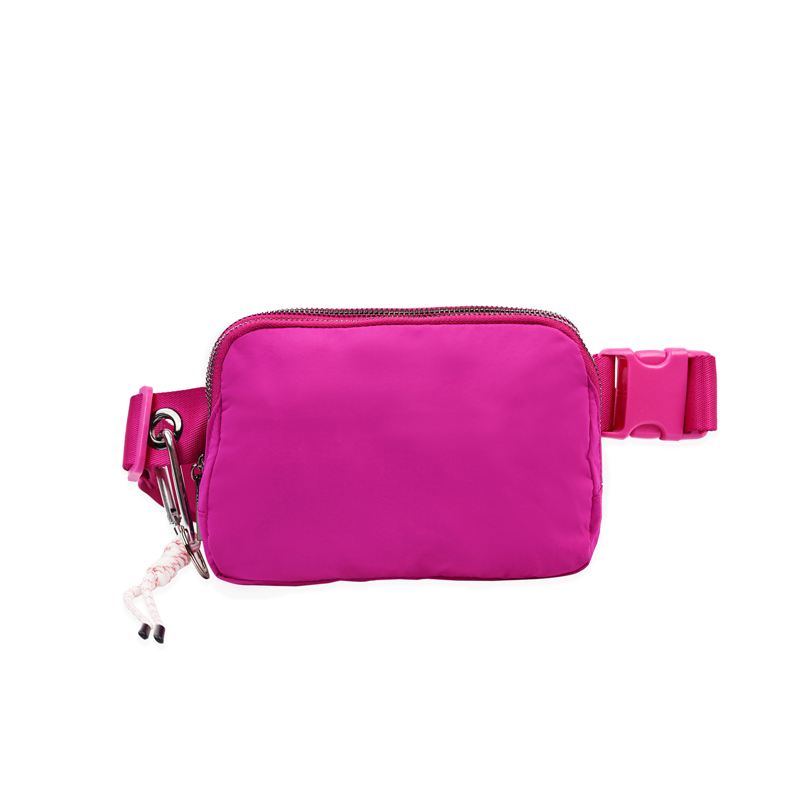 LULU mismo estilo bolsa de nylon de doble capa bolsa de cintura impermeable ocio deportes cintura bolsa fitness pecho bolsa transfronteriza corriendo bolsa de almacenamiento