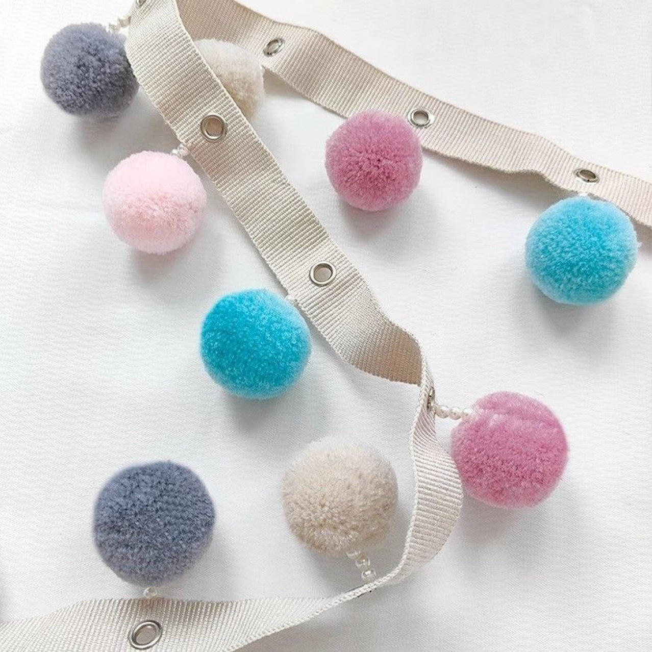 窗帘点缀小饰品公主风花边童房间流苏软装创意围巾侧边底边配饰