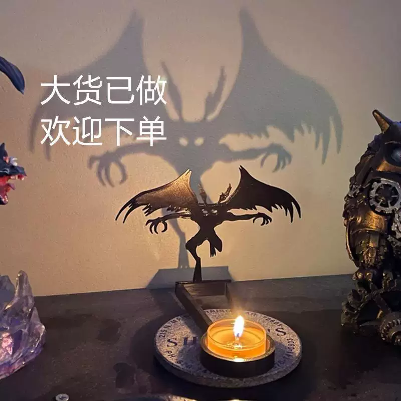 Забавная тен shadow держатель хэллоуинская свеча настольная подвесная украшение