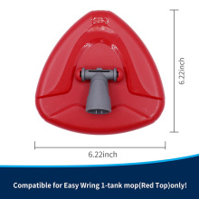 源头厂家适配O-Cedar/Vileda三角拖把头细纤维旋转拖把盘通用专利