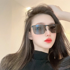 方形墨鏡男偏光太陽鏡防紫外線小框眼鏡開車駕駛專用超彈鋼皮設計