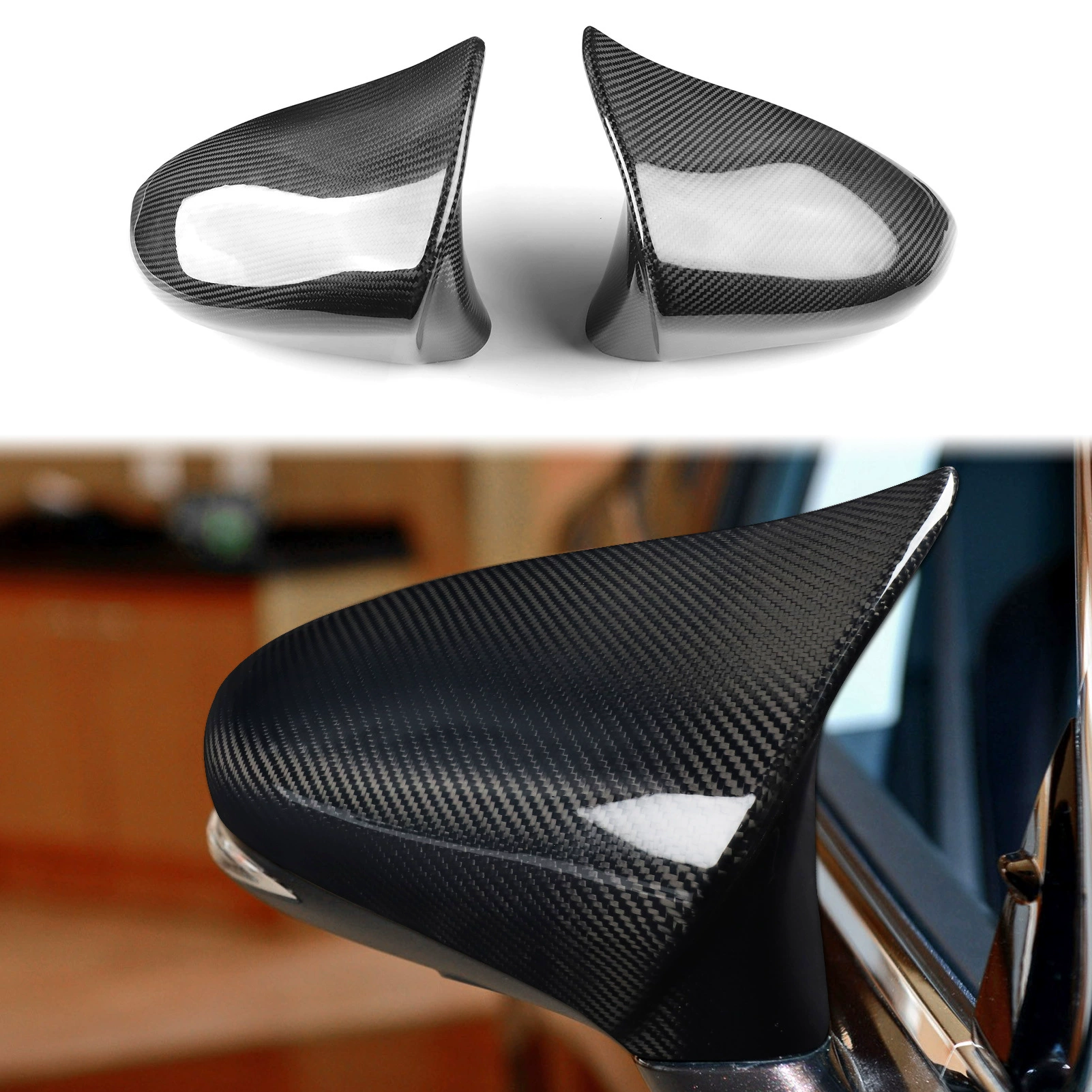 Подходит для Lexus IS/ES/LS/GS/CT корпус зеркала из карбона, аксессуары для внешней тюнинговой отделки