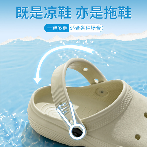 Lida Nai Medical Operating Room Slippers for Men - Summer 2025 New Anti-Slip Cool Shoes for Doctors and Nurses - Hole Shoes for Women - Outdoors
