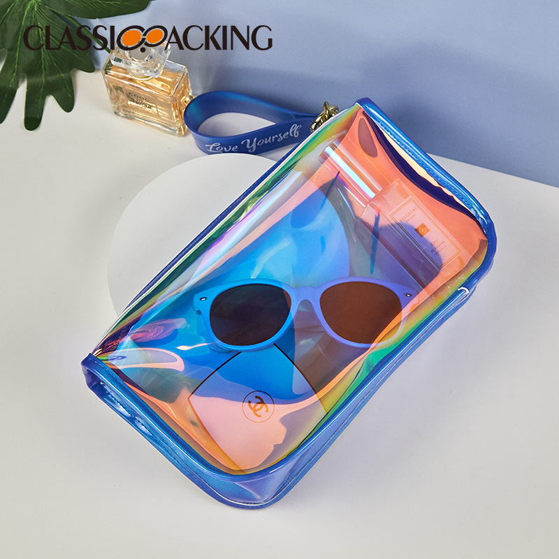 Internet celebridad magia color láser bolsa de lavado bolsa de almacenamiento de cosméticos portátil simple impermeable de gran capacidad bolsa de cosméticos