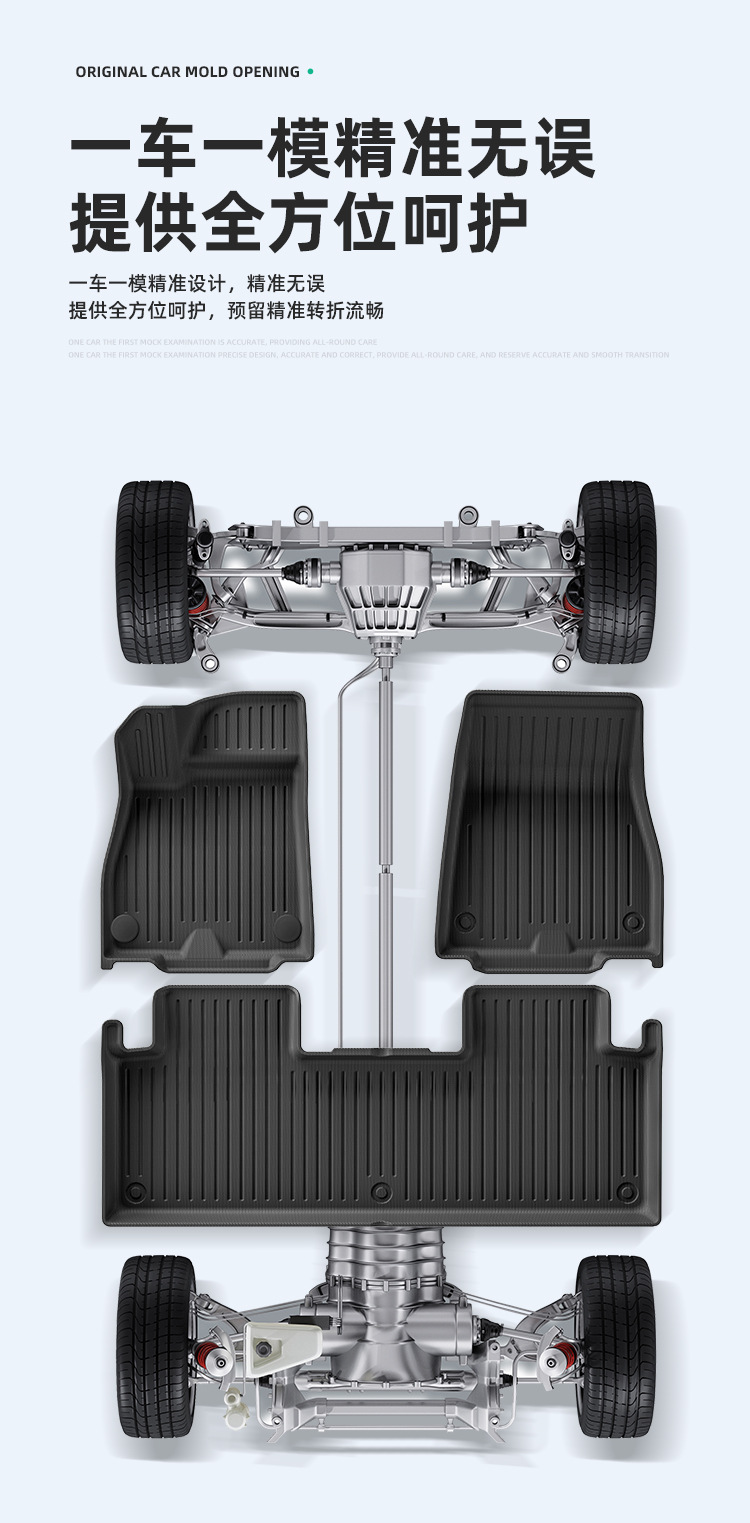 Car Floor Mats for AION Hyper HT 2023, Full Environmental TPE