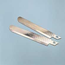 厂家现货餐厅刀具据扒刀片 烘焙点心切片工具420不锈钢牛扒刀刀片