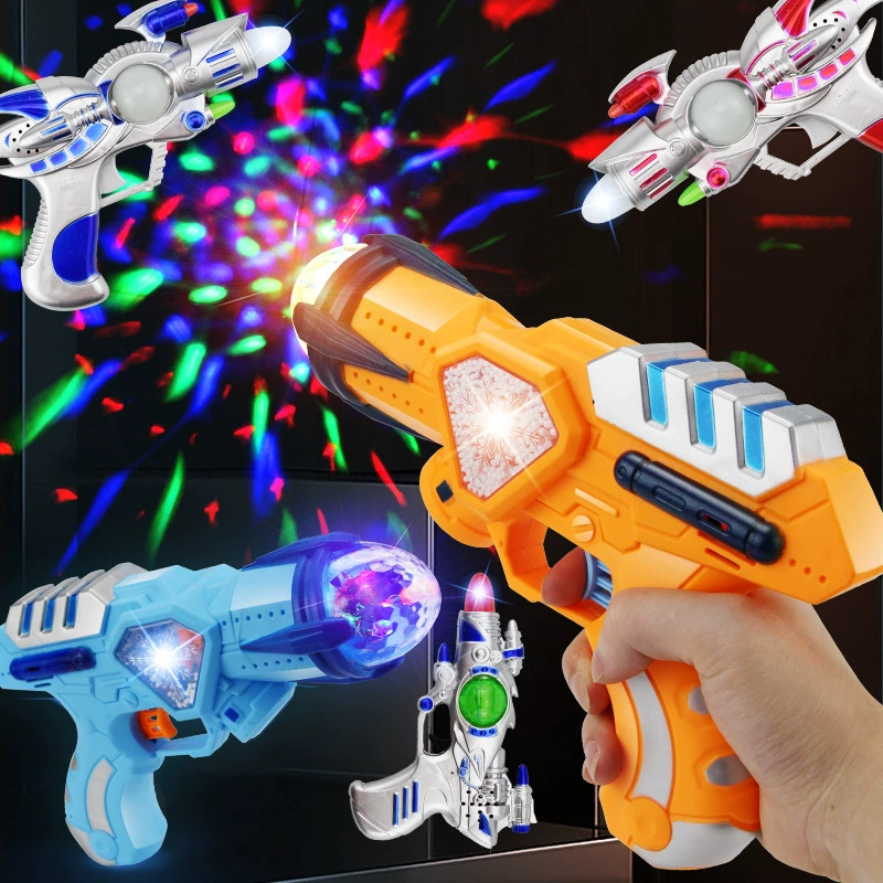 "Colorful electric music toy gun"