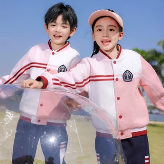 幼儿园园服小学生春秋校服英伦学院风班服表演服儿童运动服四件套