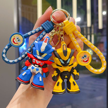 跨境魔神机甲钥匙扣战士机器人高达汽车挂件包配饰抓娃机礼品批发